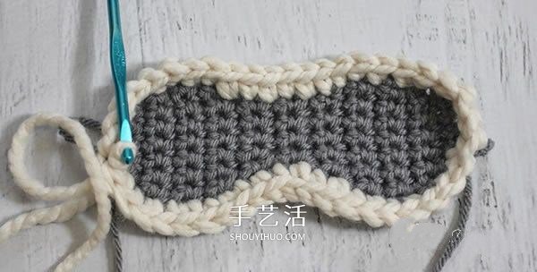 钩针编织儿童飞行员帽子 让孩子实现小小梦想(图5)