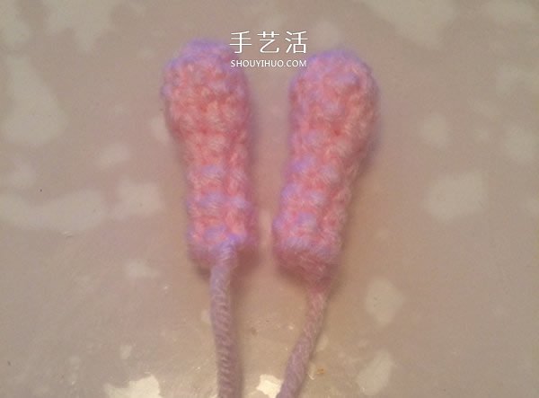 粉嫩鹿头怎么钩图解 钩织可爱小鹿的方法步骤(图6) 粉嫩鹿头怎么钩图解 钩织可爱小鹿的方法步骤(图6)