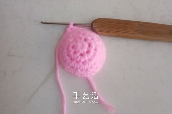 可爱小猪佩奇钩织教程 钩针编织小猪佩奇图解(图1)