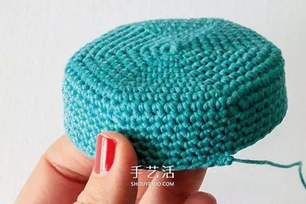 有爱的钩针编织！把玻璃罐做成卡通娃娃储物罐(图5)