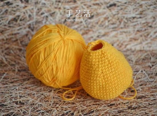 毛绒小鸡玩偶钩法图解 钩织可爱小鸡的方法(图5) 毛绒小鸡玩偶钩法图解 钩织可爱小鸡的方法(图5)