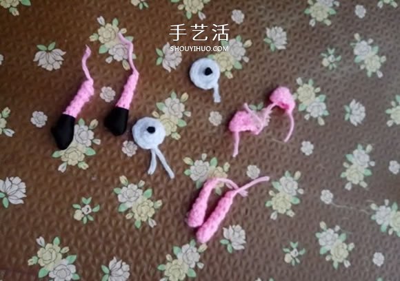可爱小猪佩奇钩织教程 钩针编织小猪佩奇图解(图13)