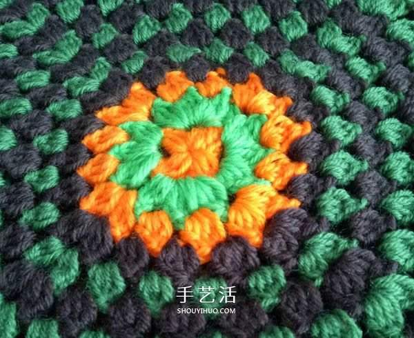 精美花样图案钩织方法 换线多色花样钩法 - 诺云双维造物网