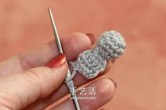 钩织蜻蜓的钩法图解 可用作衣物上的漂亮装饰(图3)