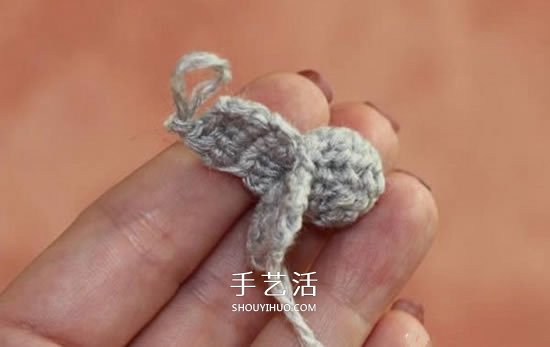 钩织蜻蜓的钩法图解 可用作衣物上的漂亮装饰(图5)