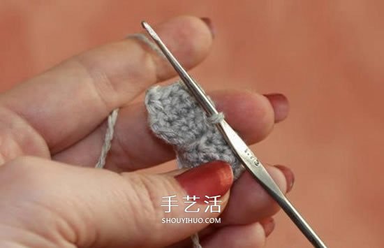 钩织蜻蜓的钩法图解 可用作衣物上的漂亮装饰(图4)
