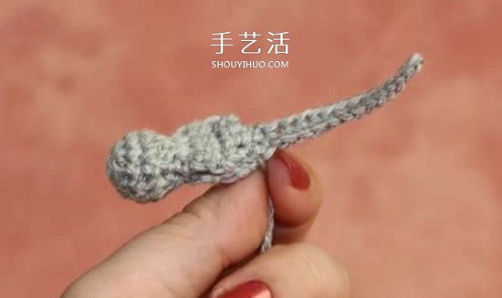 钩织蜻蜓的钩法图解 可用作衣物上的漂亮装饰(图8)