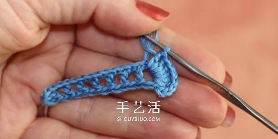 钩织蜻蜓的钩法图解 可用作衣物上的漂亮装饰(图10)