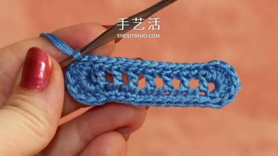 钩织蜻蜓的钩法图解 可用作衣物上的漂亮装饰(图11)