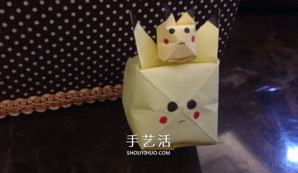 怎么折纸皮卡丘的方法 儿童皮卡丘折法图解 - 诺云双维造物网