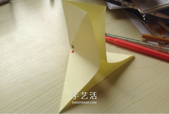 怎么折纸皮卡丘的方法 儿童皮卡丘折法图解(图5)