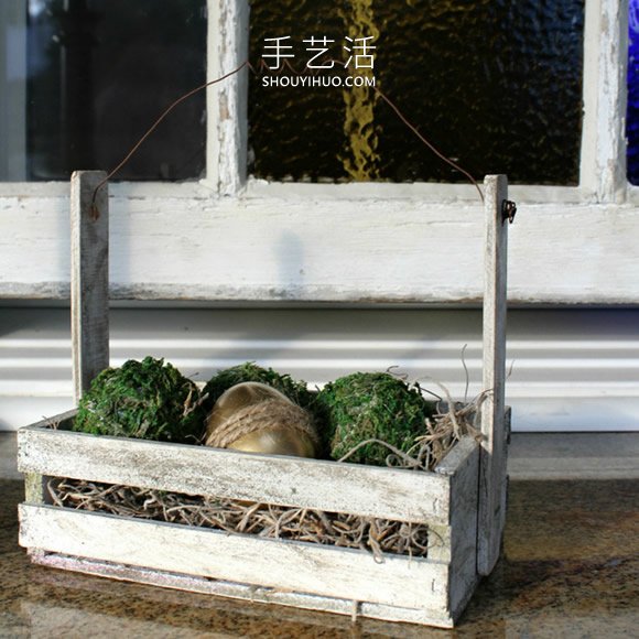 板条箱改造DIY老旧复活节装饰的做法教程(图1)