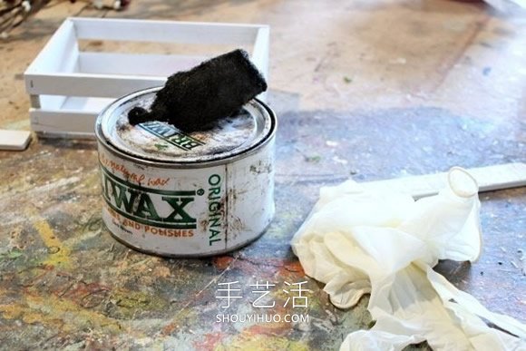 板条箱改造DIY老旧复活节装饰的做法教程(图2)