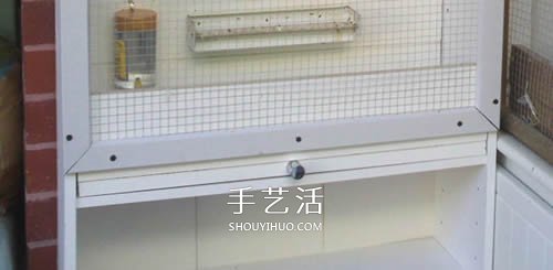 旧书架改造鸟柜的方法 旧家具DIY制作超大鸟笼(图6) 旧书架改造鸟柜的方法 旧家具DIY制作超大鸟笼(图6)