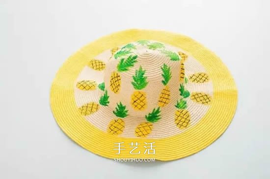 去年的遮阳帽戴腻了 简单改造一下美腻朋友圈(图5)