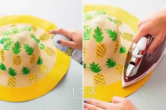 去年的遮阳帽戴腻了 简单改造一下美腻朋友圈(图7)