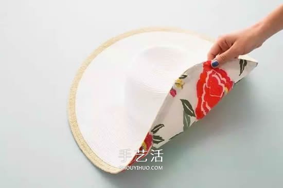 去年的遮阳帽戴腻了 简单改造一下美腻朋友圈(图11)