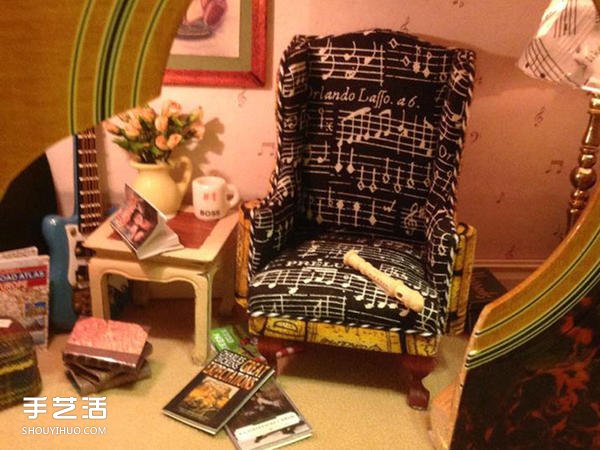 旧吉他改造娃娃屋 送给女儿的25岁生日礼物(图3)