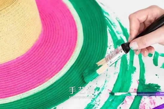 去年的遮阳帽戴腻了 简单改造一下美腻朋友圈(图19)