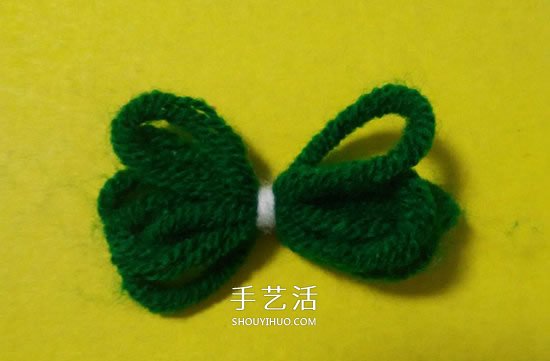 手工钩针编织圣诞花环挂饰的方法图解(图5)