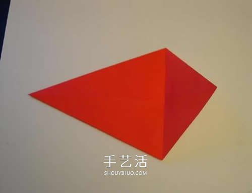 折纸圣诞帽的方法图解 简单圣诞帽的折法步骤(图6)