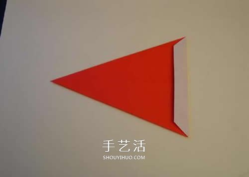 折纸圣诞帽的方法图解 简单圣诞帽的折法步骤(图8)