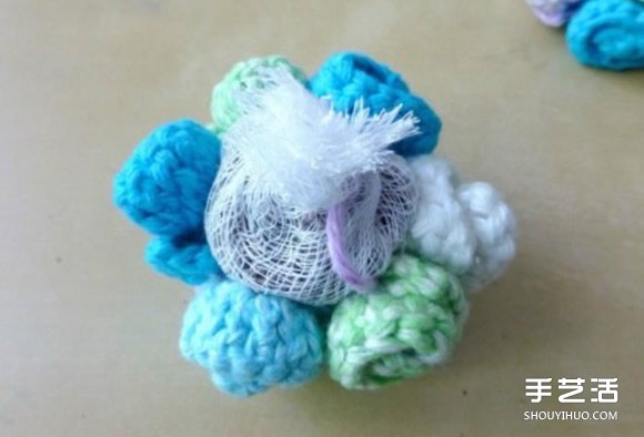 钩针手工编织药玉的方法 有吉祥如意的寓意(图12)
