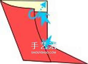 圣诞靴的折纸方法图解 幼儿折圣诞靴的教程(图12)