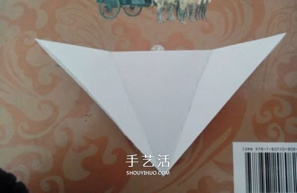 最简单元宝的叠法图解 怎么折纸元宝的方法(图4)