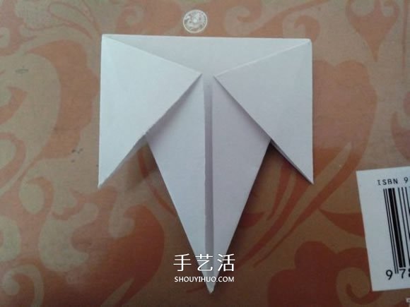 最简单元宝的叠法图解 怎么折纸元宝的方法(图6)