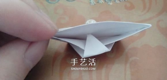 最简单元宝的叠法图解 怎么折纸元宝的方法(图10)