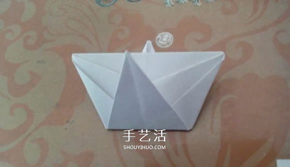 最简单元宝的叠法图解 怎么折纸元宝的方法(图9)