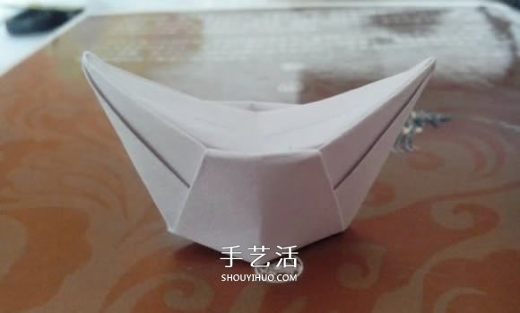 最简单元宝的叠法图解 怎么折纸元宝的方法(图13)