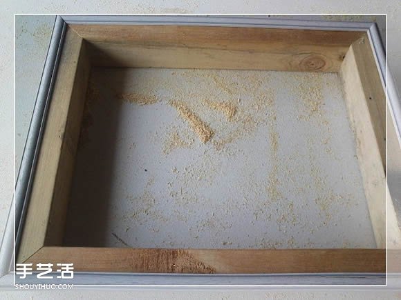 镜框改造多肉植物花盆 创意多肉花盆DIY方法(图7)