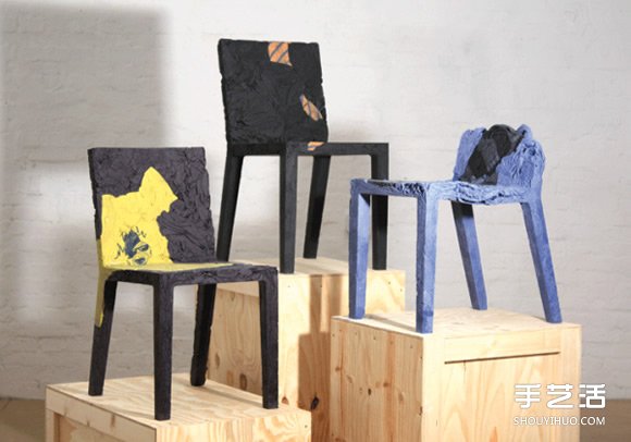 利用旧衣服制作椅子 用淘汰衣服做的椅子图片(图4)