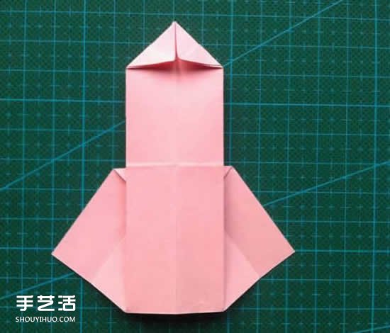 儿童折纸裙子图解教程 简单小裙子的折叠方法(图11)
