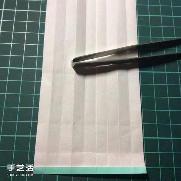 怎么折铅笔的方法图解 手工铅笔折纸步骤图(图7)