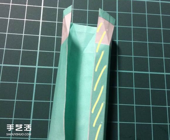 怎么折铅笔的方法图解 手工铅笔折纸步骤图(图14)