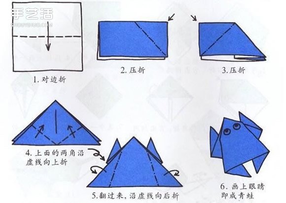 10个儿童手工折纸图解 简单幼儿折纸教程大全(图1)