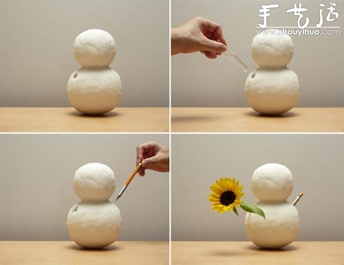 仿雪材料DIY的创意家居用品(图1)