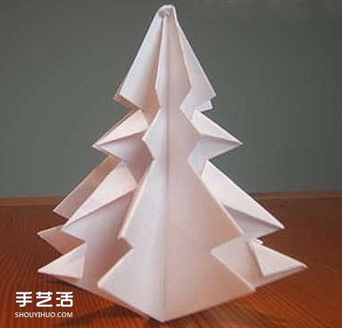 立体圣诞树怎么折图解 儿童圣诞树折纸教程 - 诺云双维造物网