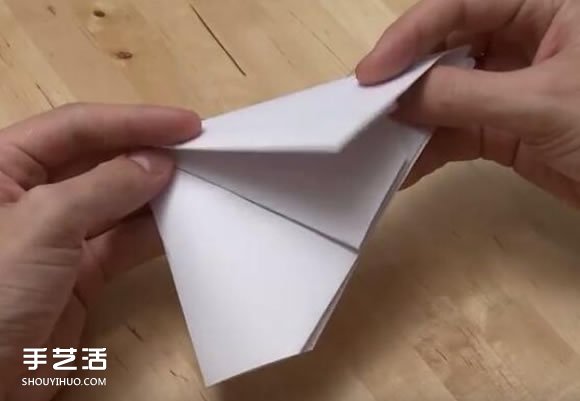 纸炮怎么叠图解教程 两种纸炮的折法步骤图(图8)