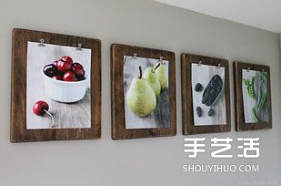 旧物改造方式的照片布置DIY 将家打扮美美的(图18)