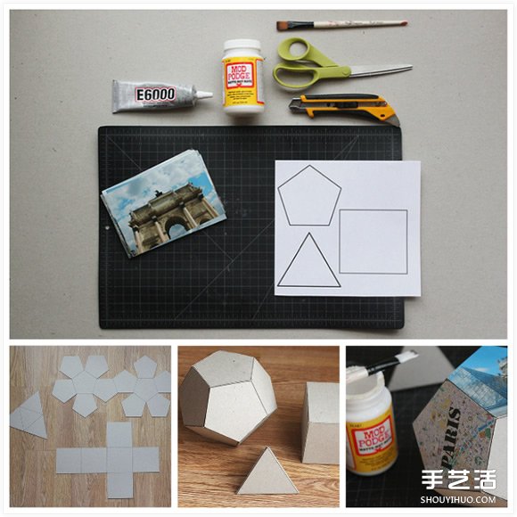 旧物改造方式的照片布置DIY 将家打扮美美的(图17)
