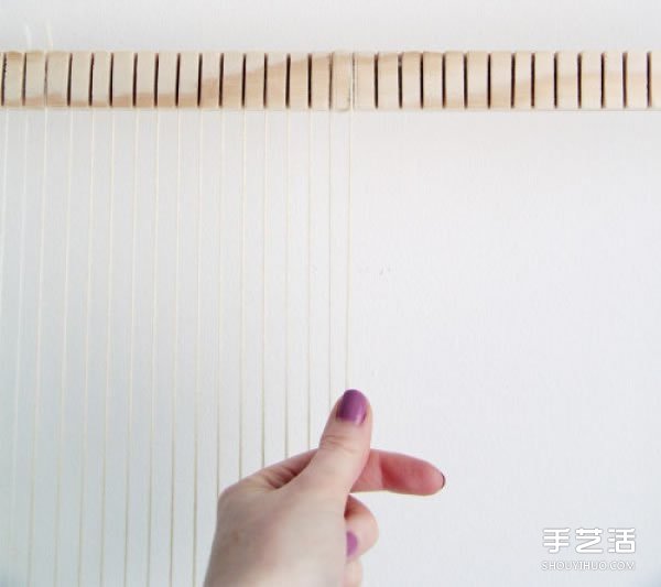 棉线手工编织杯垫图解 温暖系杯垫的编法教程(图3)