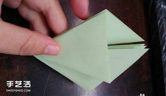 立体小雨伞的折法图解 儿童纸雨伞制作方法(图5)