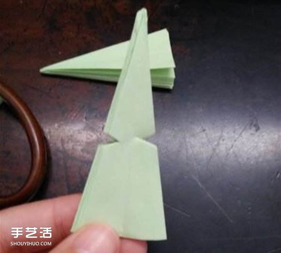 立体小雨伞的折法图解 儿童纸雨伞制作方法(图11)