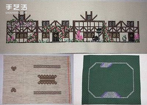 钩针房屋模型手工制作 房子手工艺品钩针DIY(图3)