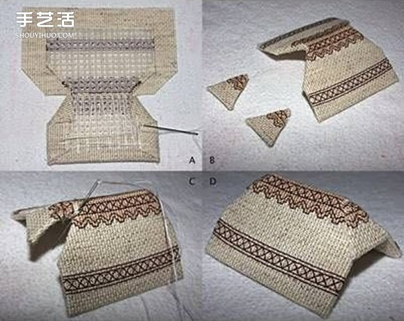 钩针房屋模型手工制作 房子手工艺品钩针DIY(图4)