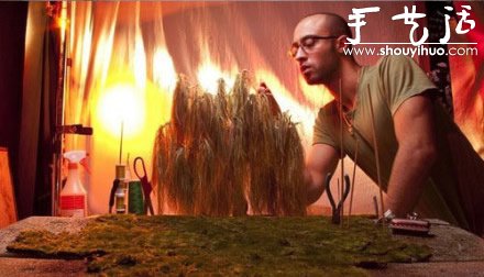 手工制作的超逼真自然景观(图7)